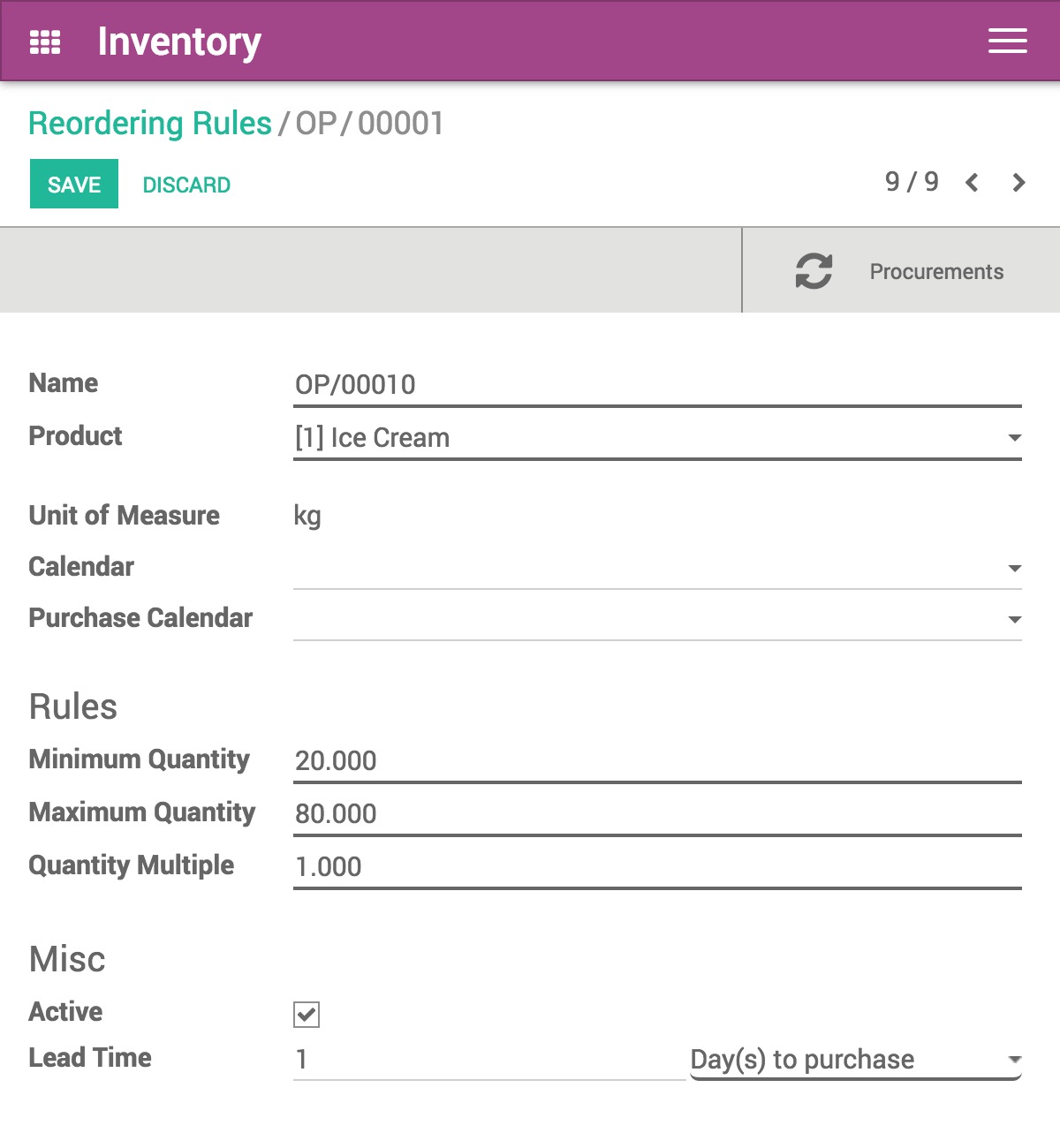 Odoo image and text block
