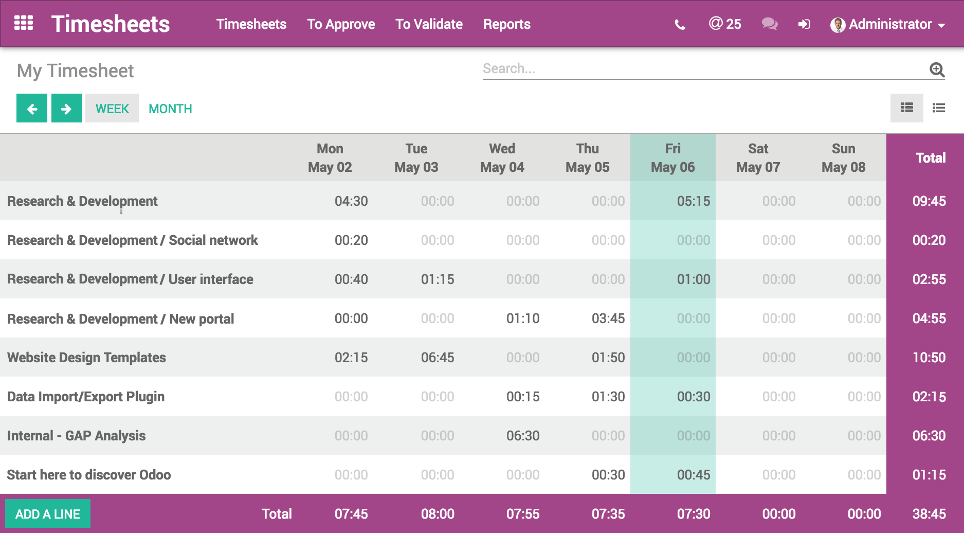 Odoo image and text block