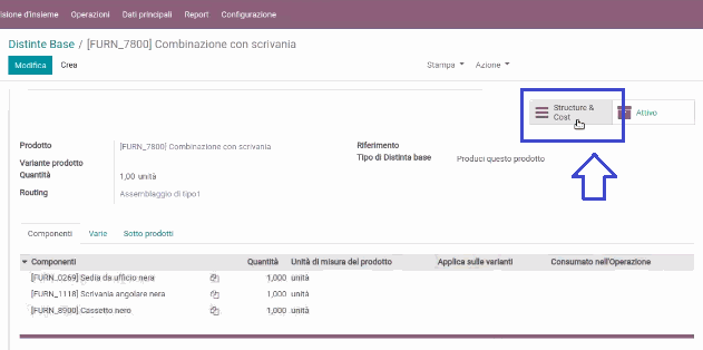 Odoo image and text block