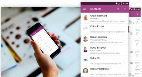 Odoo text and image block