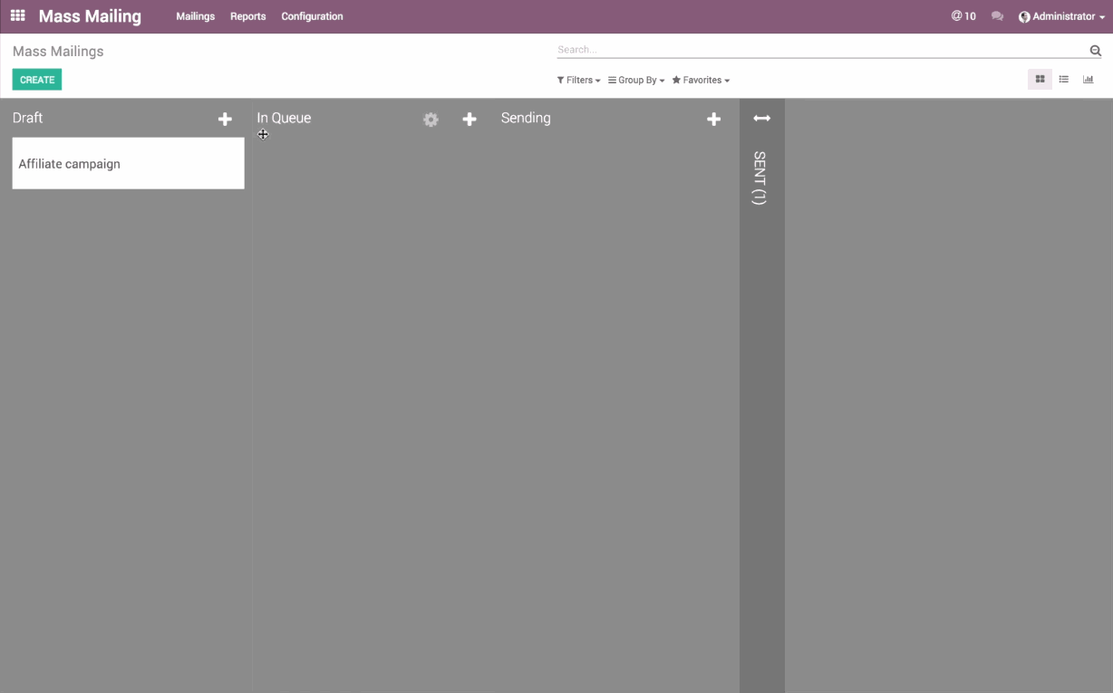 Odoo text and image block