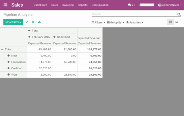 Odoo image and text block